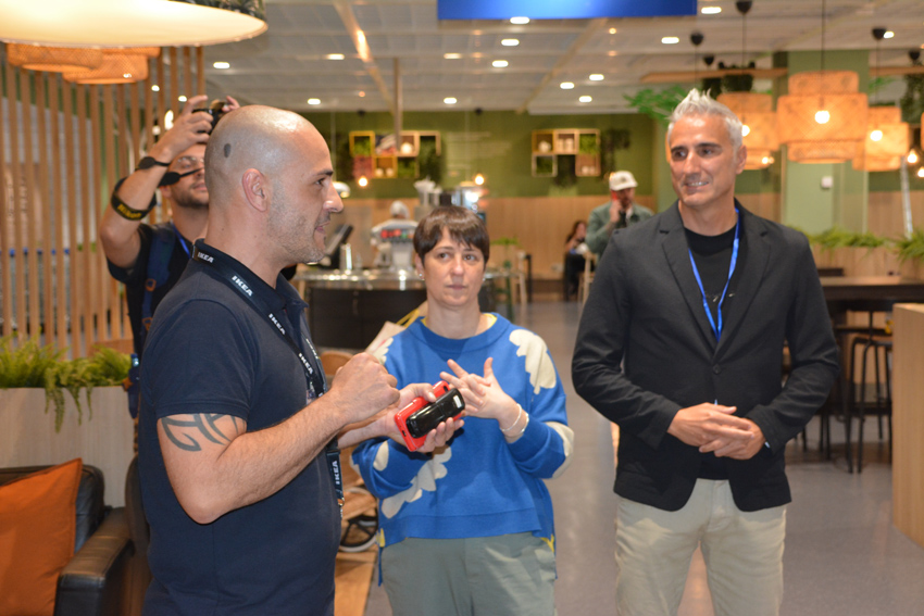 Roberto Marthin, fundador de Isla Influencia con Belen Martin y food manager IKEA